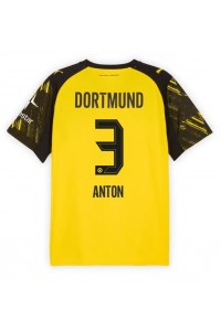 Borussia Dortmund Waldemar Anton #3 Fotballdrakt Hjemme Klær 2025-26 Korte ermer